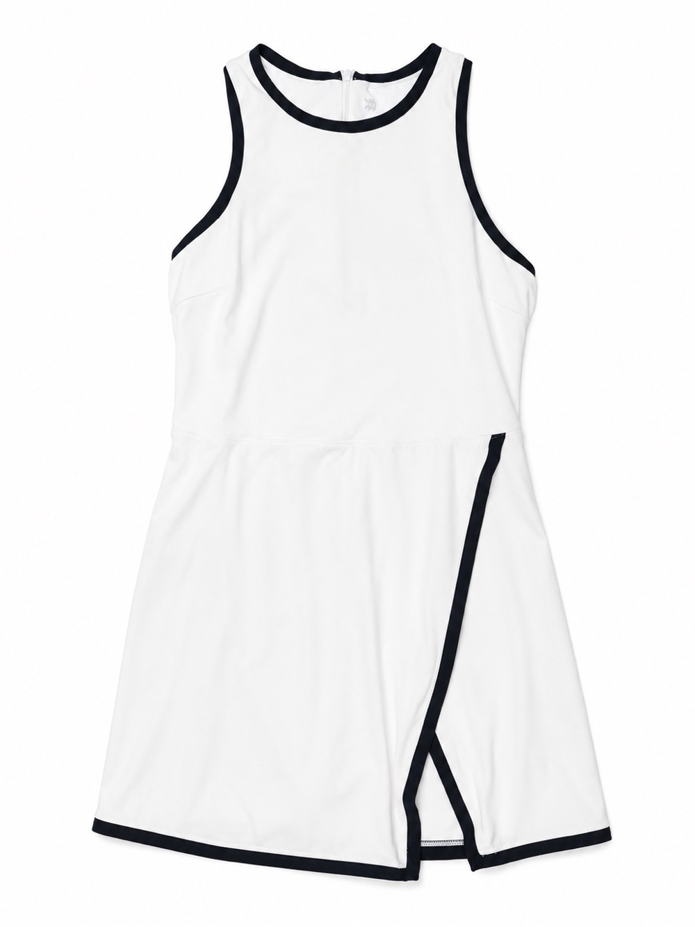Target White Mini Dress with Black Trim
